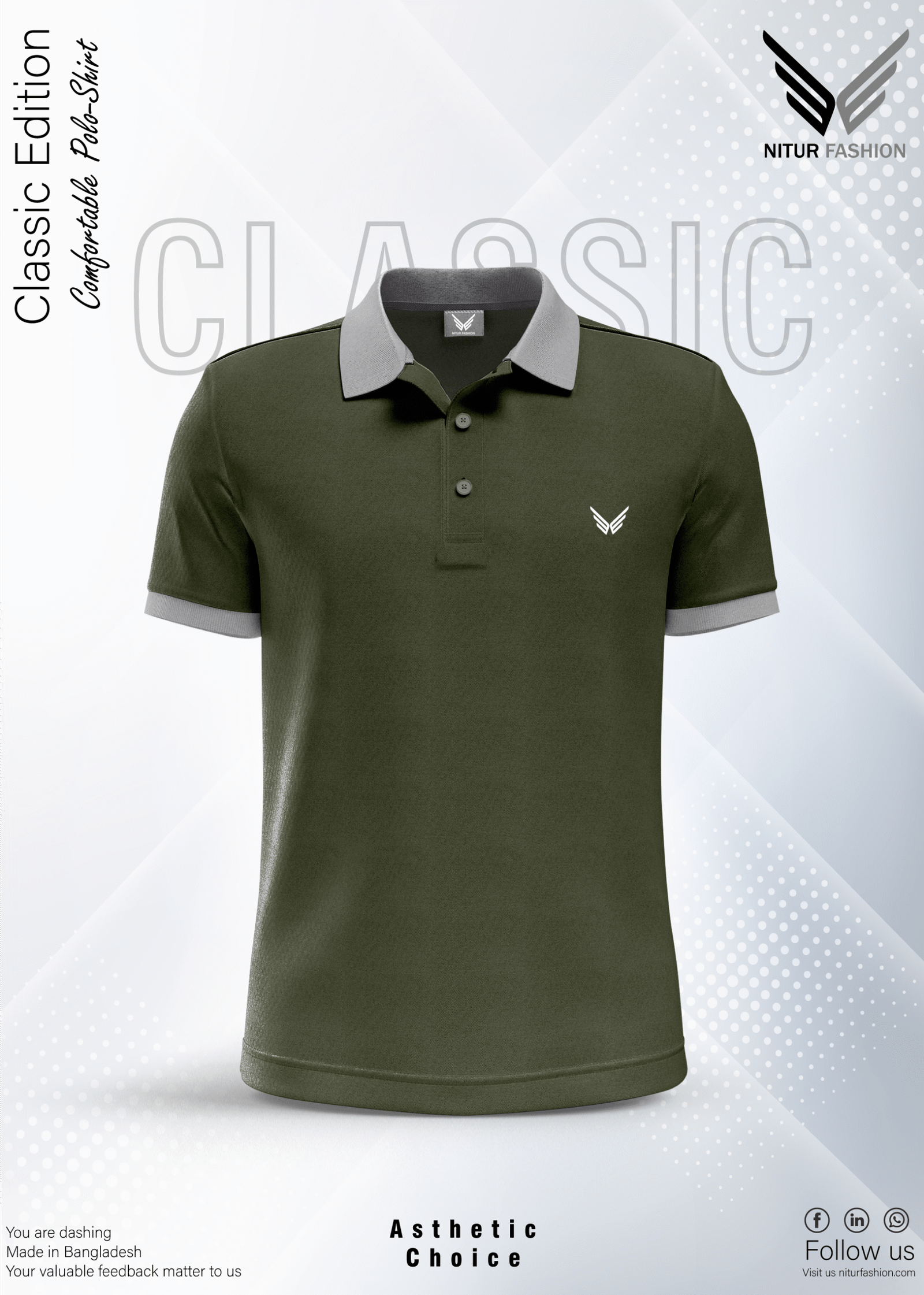 polo shirt green