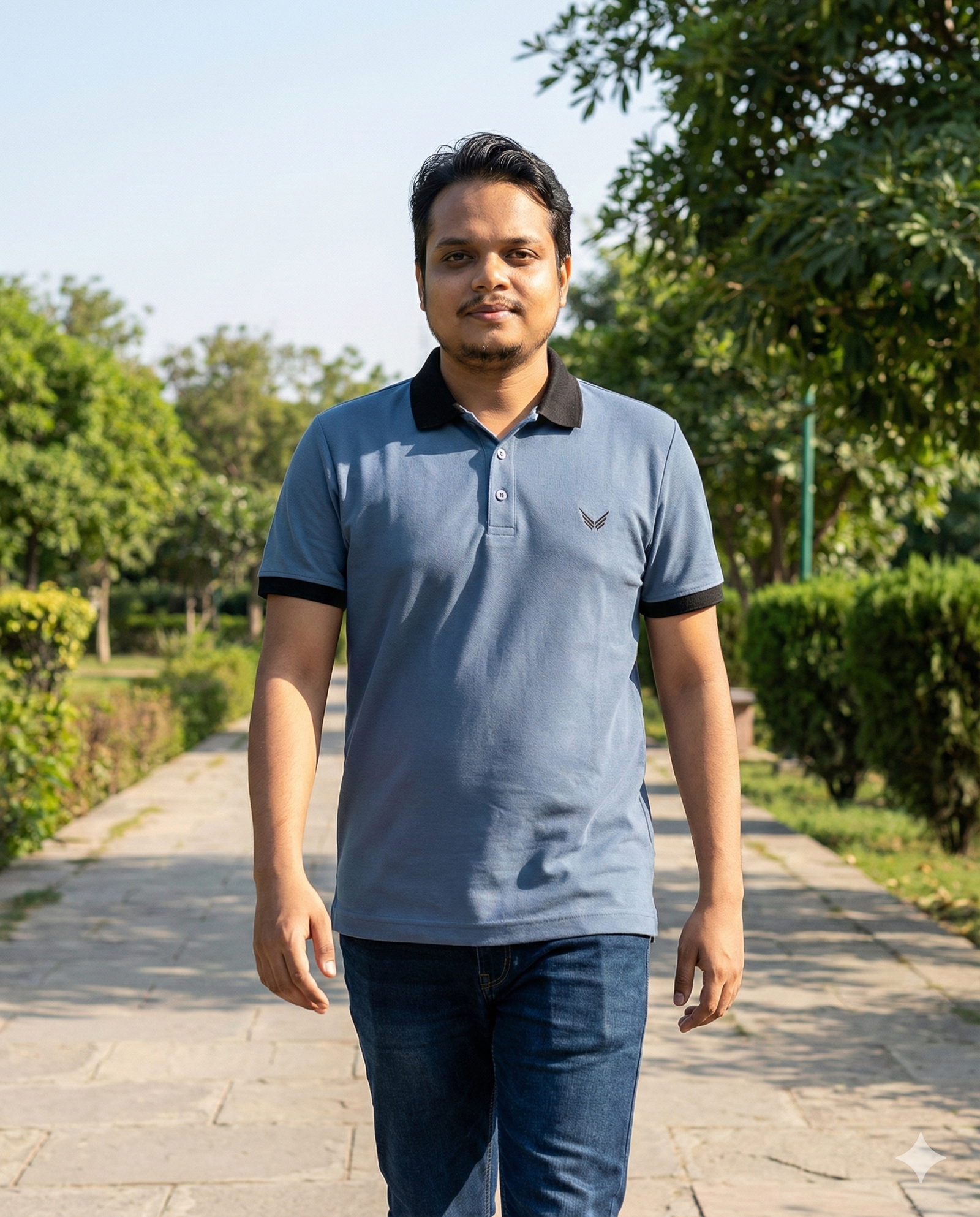 slate blue 1 new polo shirt