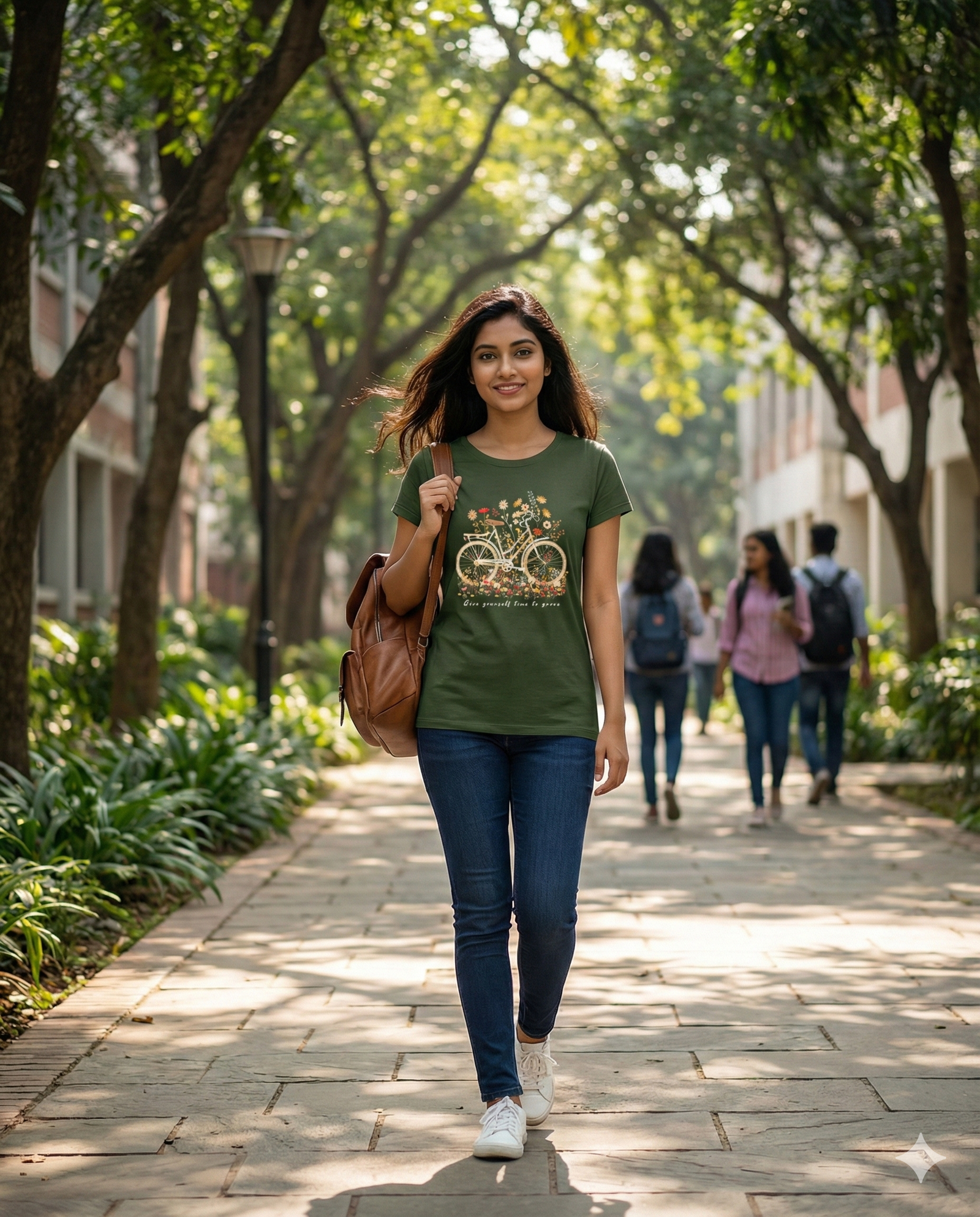 flower cycle 2 girls new t-shirt