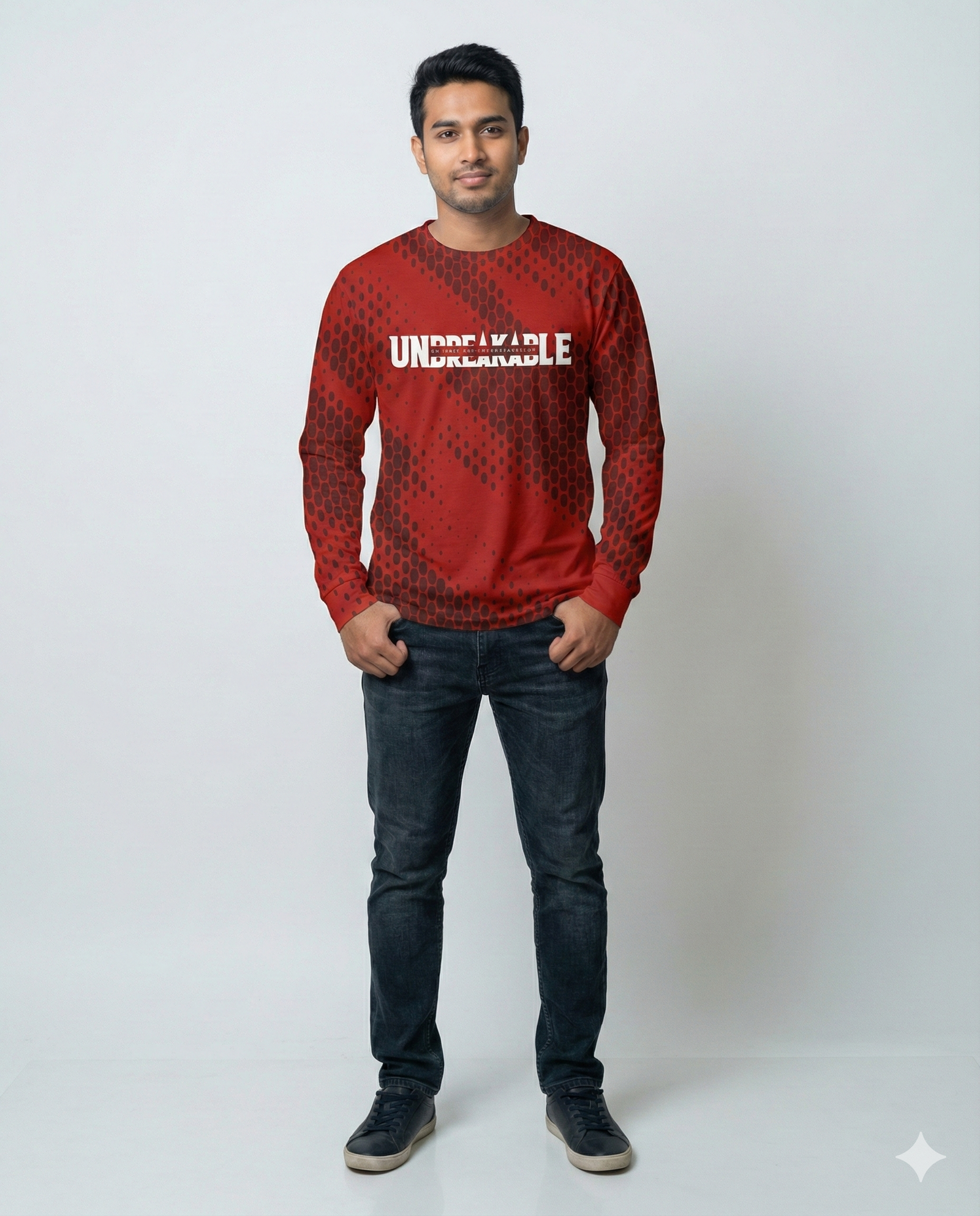 full sleeve t-shirt red 2 FULL SLEEVE T-SHIRT