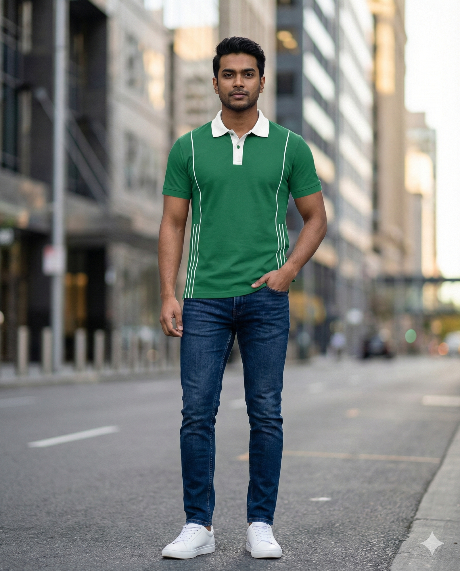 green with white stripe polo shirt green polo shirt