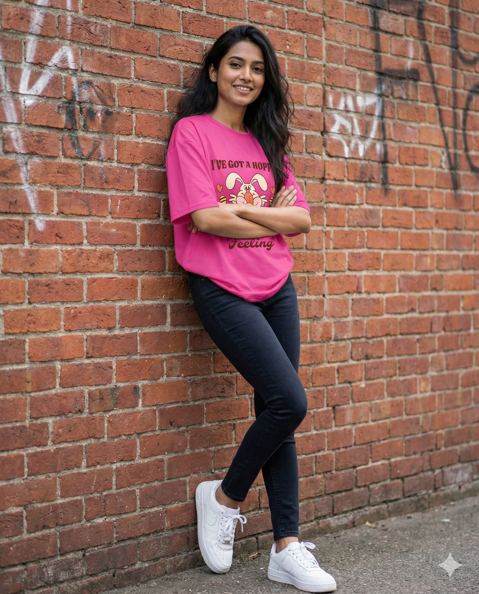 hoppy new t-shirt 2 girls new t-shirt pink