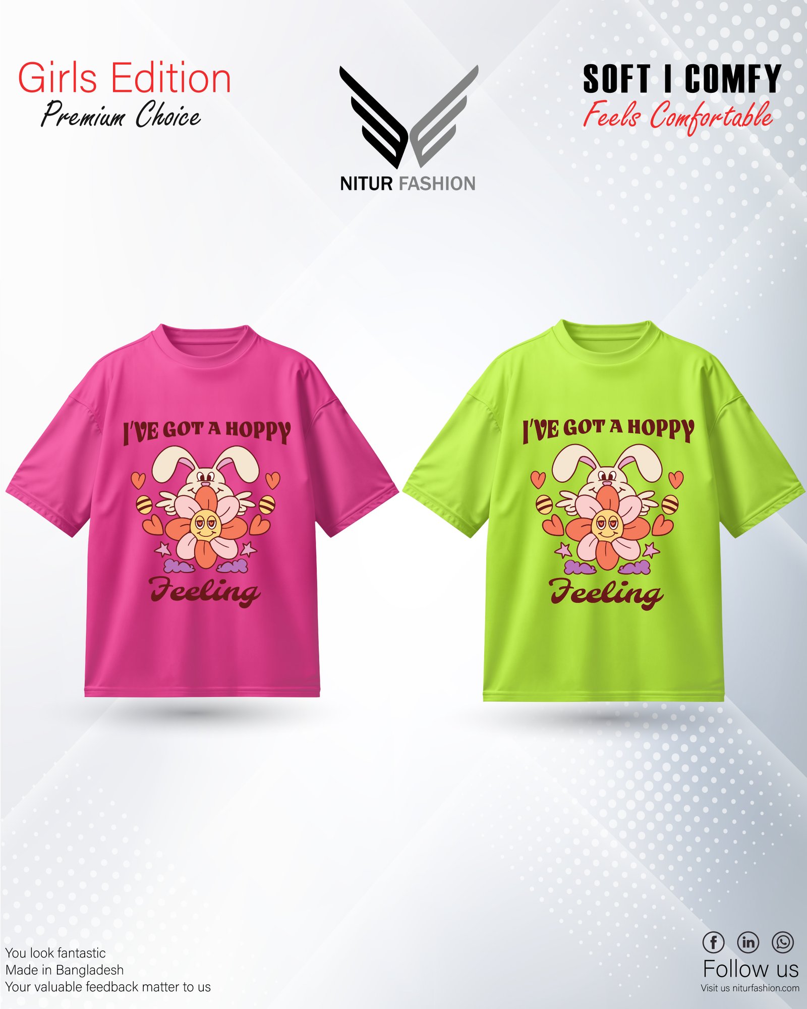 i-have-got-a-happy-feeling-mock-up I have got a happy feeling ladies t-shirt