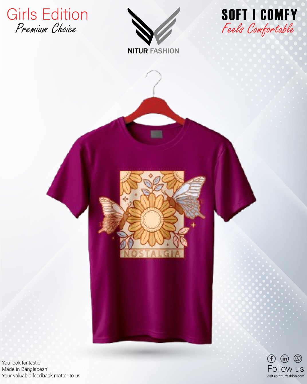 nostalgia-2 girls new t-shirt