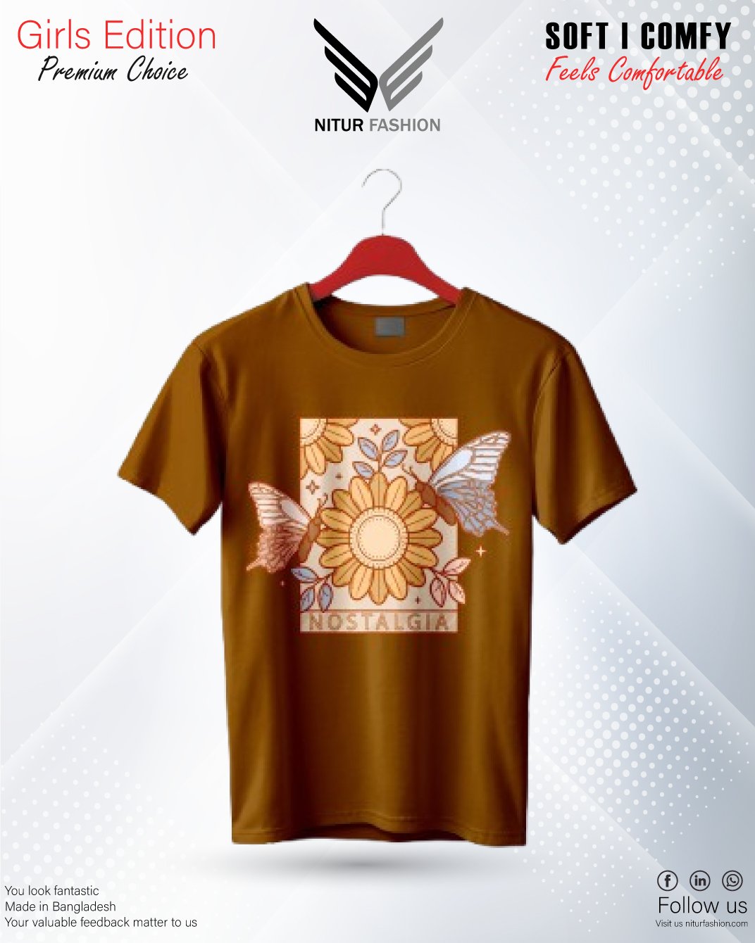 nostalgia-3 girls new t-shirt