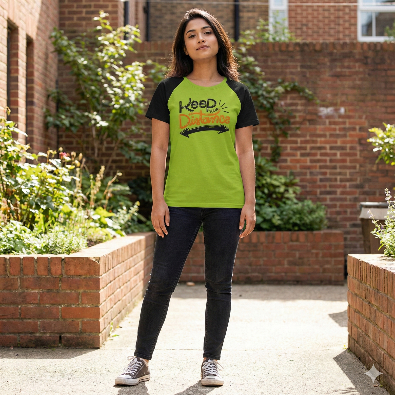 t-shirt keep distance 1 (1) GIRLS T-SHIRT